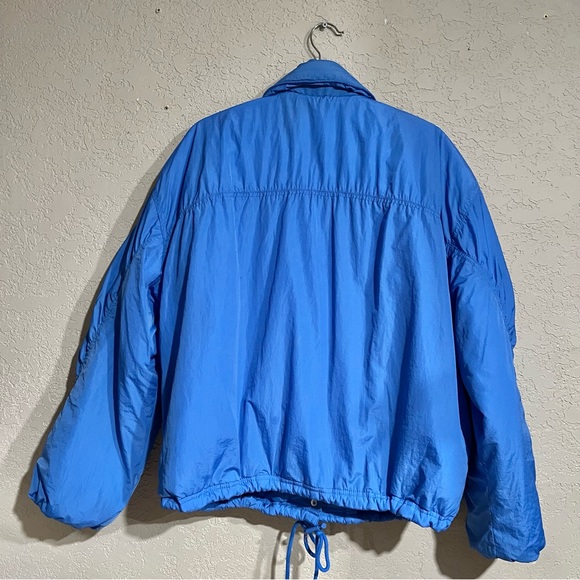 Free People Movement | Off The Bleachers Coaches Jacket In Blue Size: Large - Picture 7 of 7